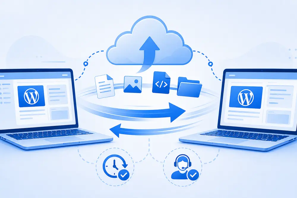 Free WordPress migration with zero downtime